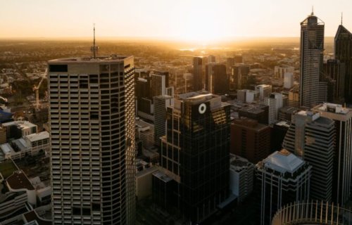 Perth city skyline